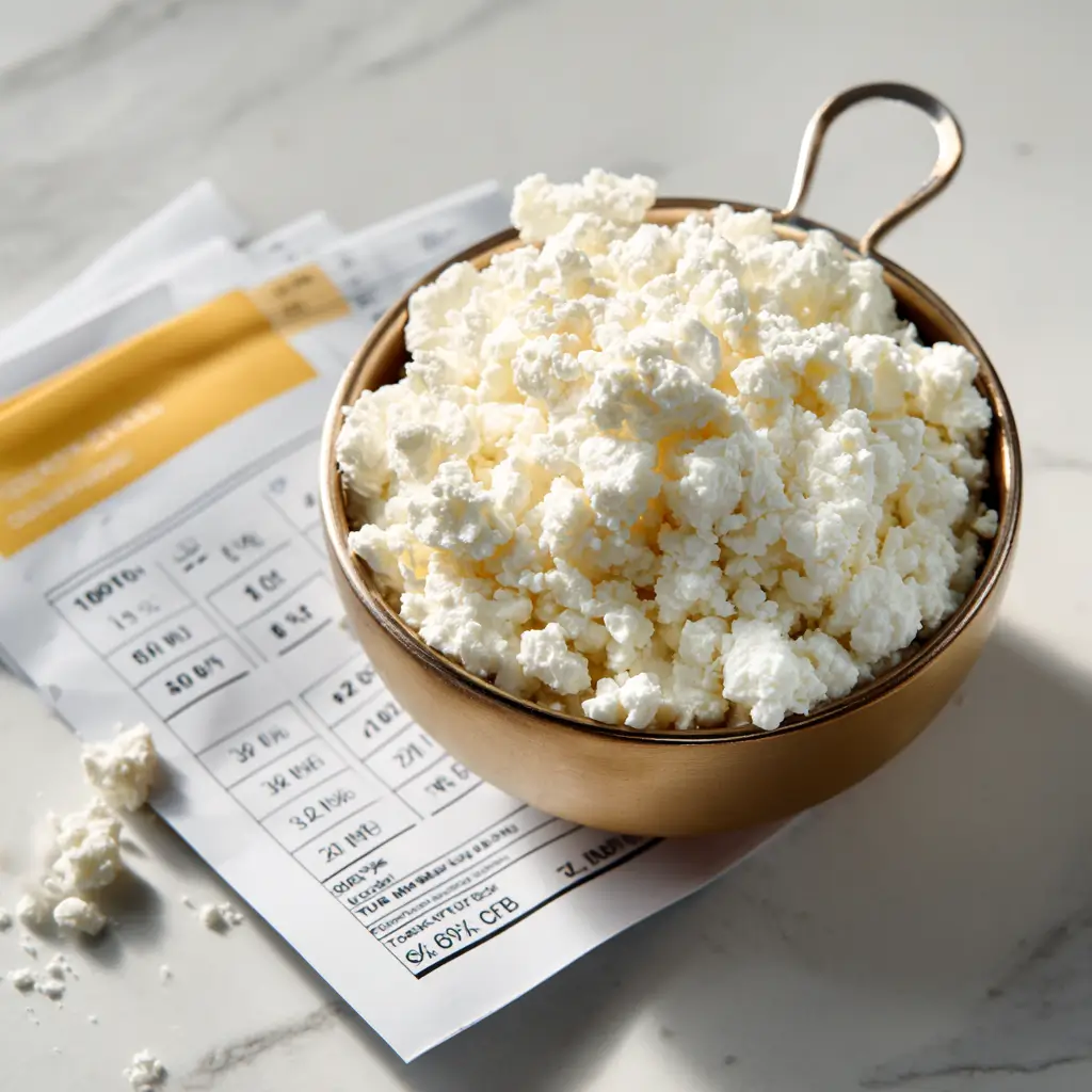 Cottage cheese nutrition profile for low-carb breakfast