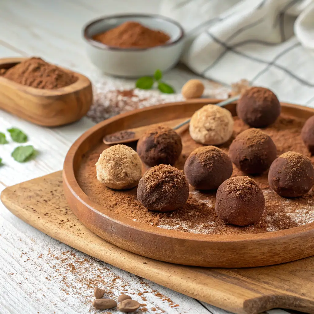 Cottage cheese truffle healthy chocolate recipe
