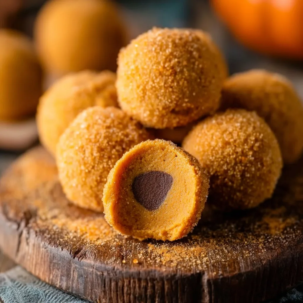 Pumpkin Cheesecake Truffles