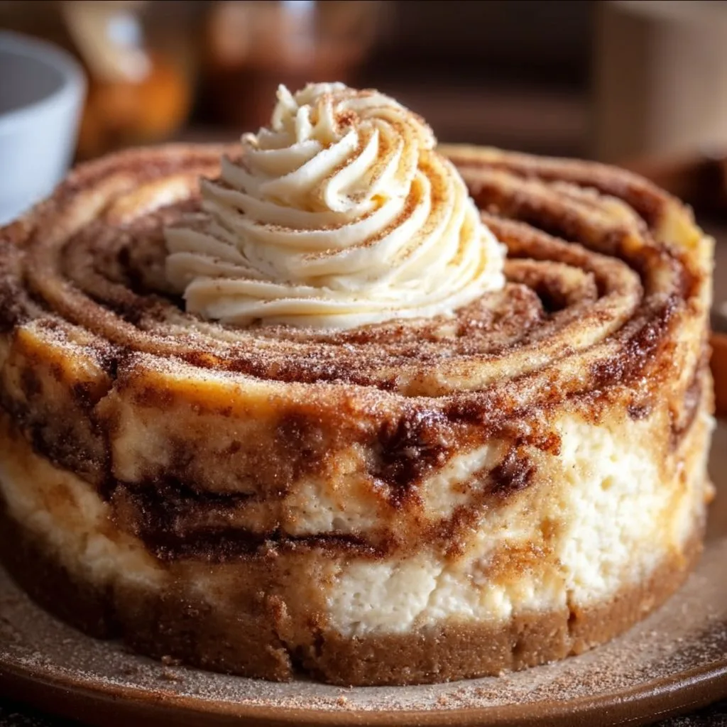 Cinnamon Roll Cheesecake