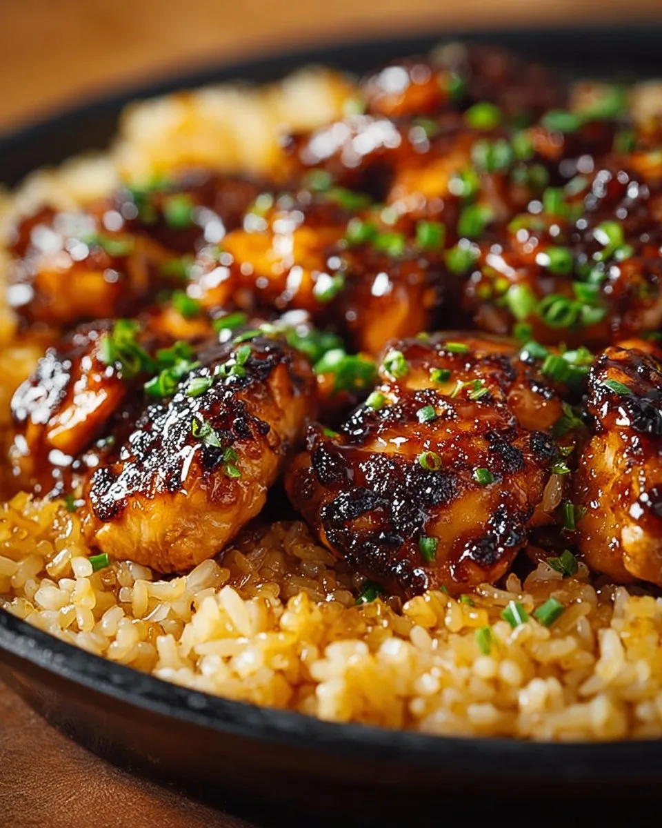 Honey BBQ Chicken Rice