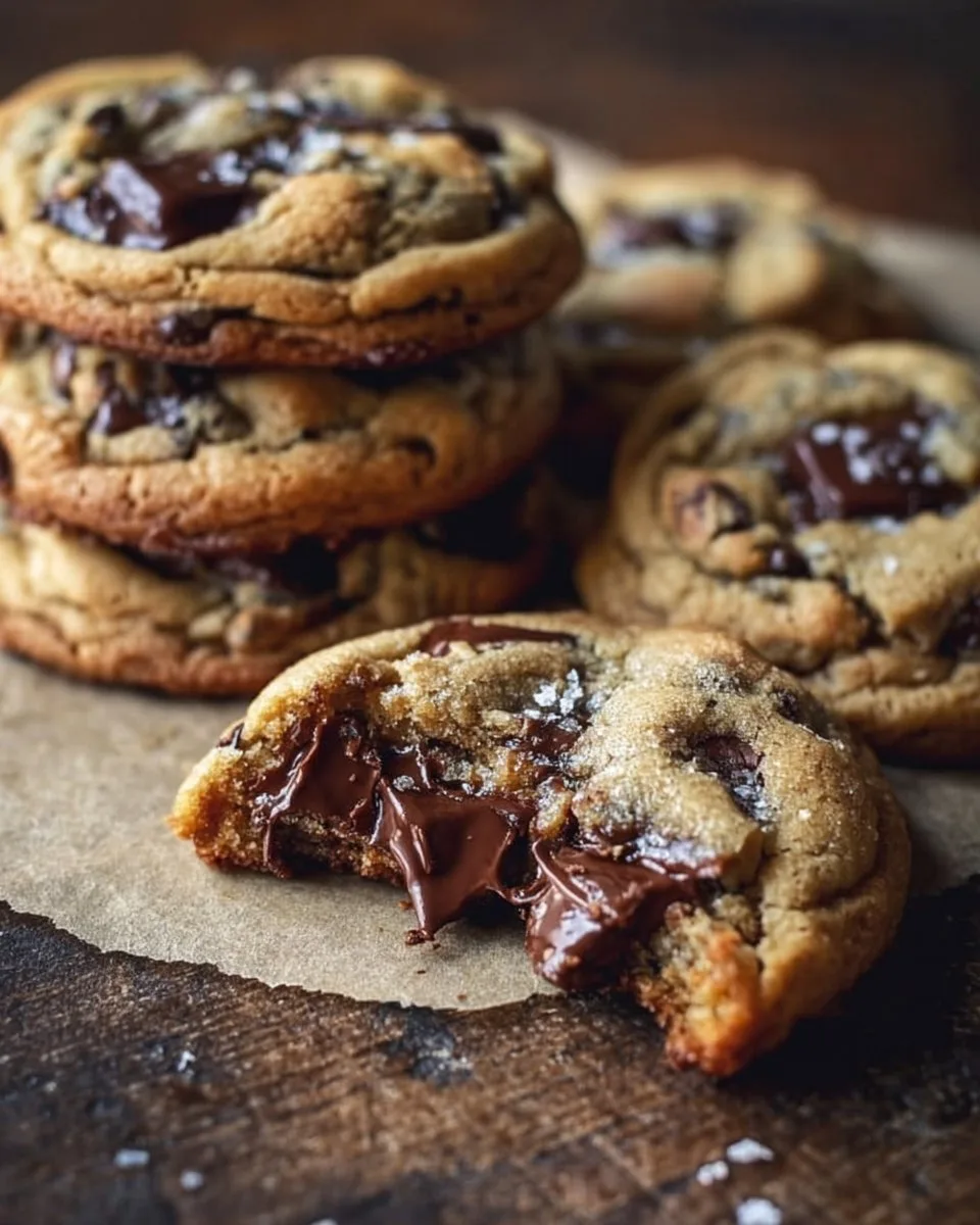 Ultra Thick Bakery Style Chocolate Chip Cookies – Crispy Edges, Gooey Centers, and Loaded with Chocolate!
