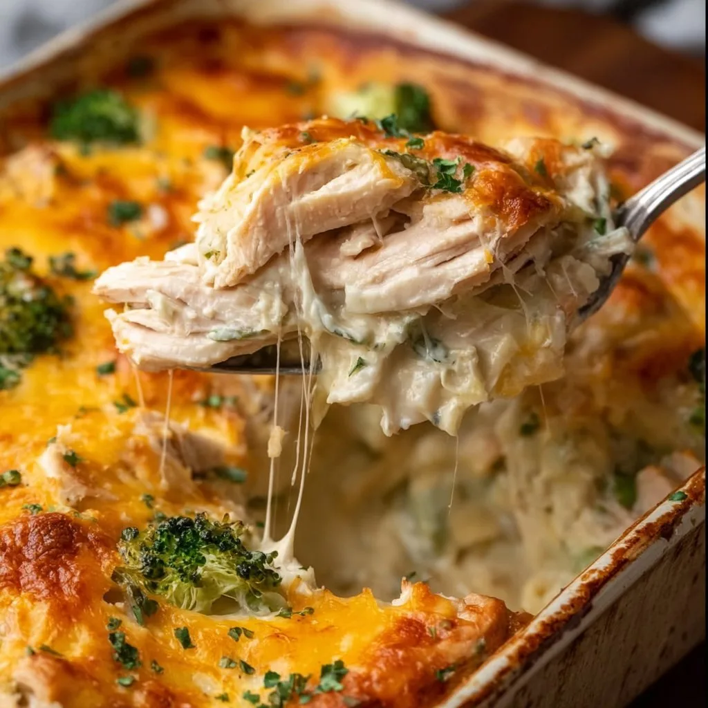 Easy Low Carb Chicken Casserole - Creamy, Cheesy, and Oh-So Satisfying!