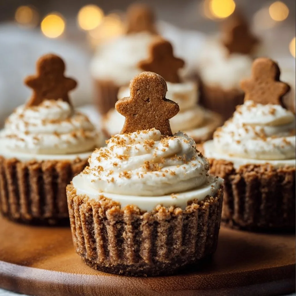 No-Bake Gingerbread Cheesecake Cups Recipe