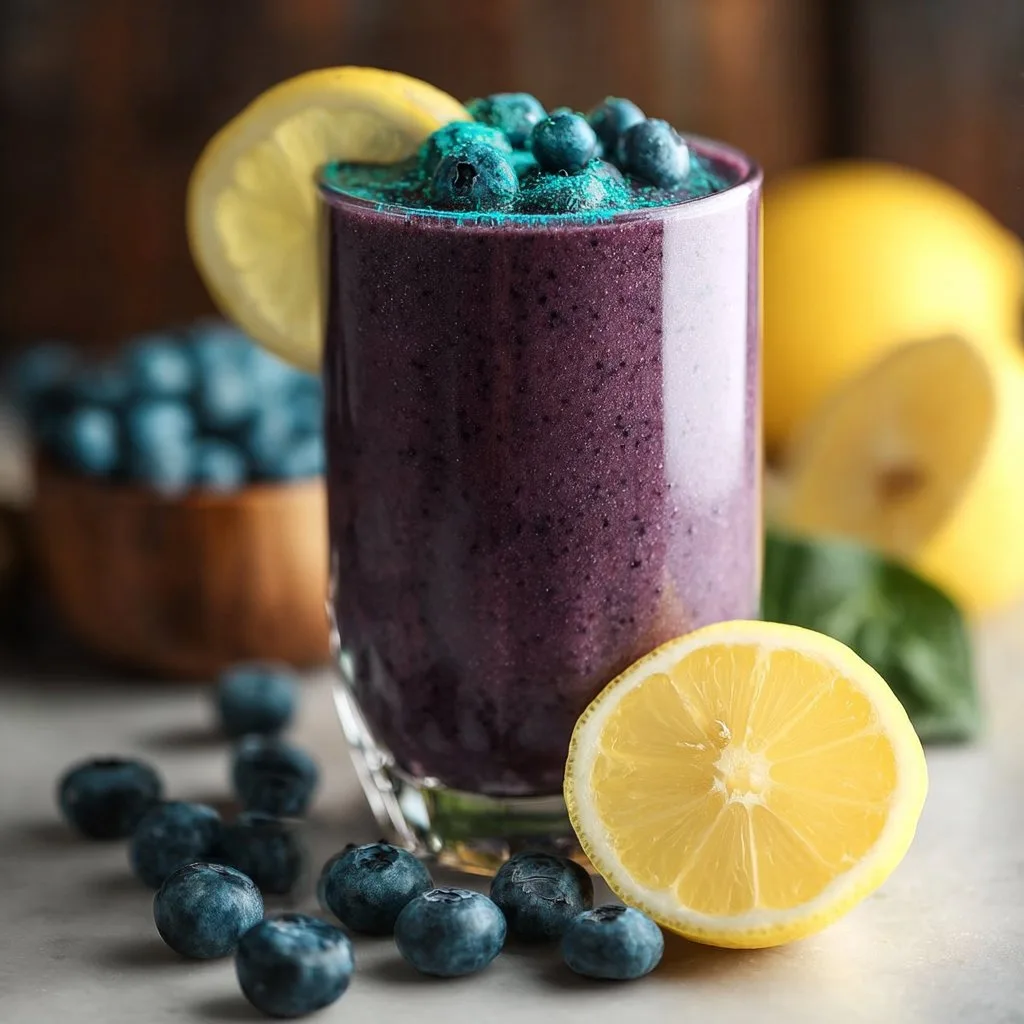 Refreshing Anti-Inflammatory Lemon-Blueberry Smoothie