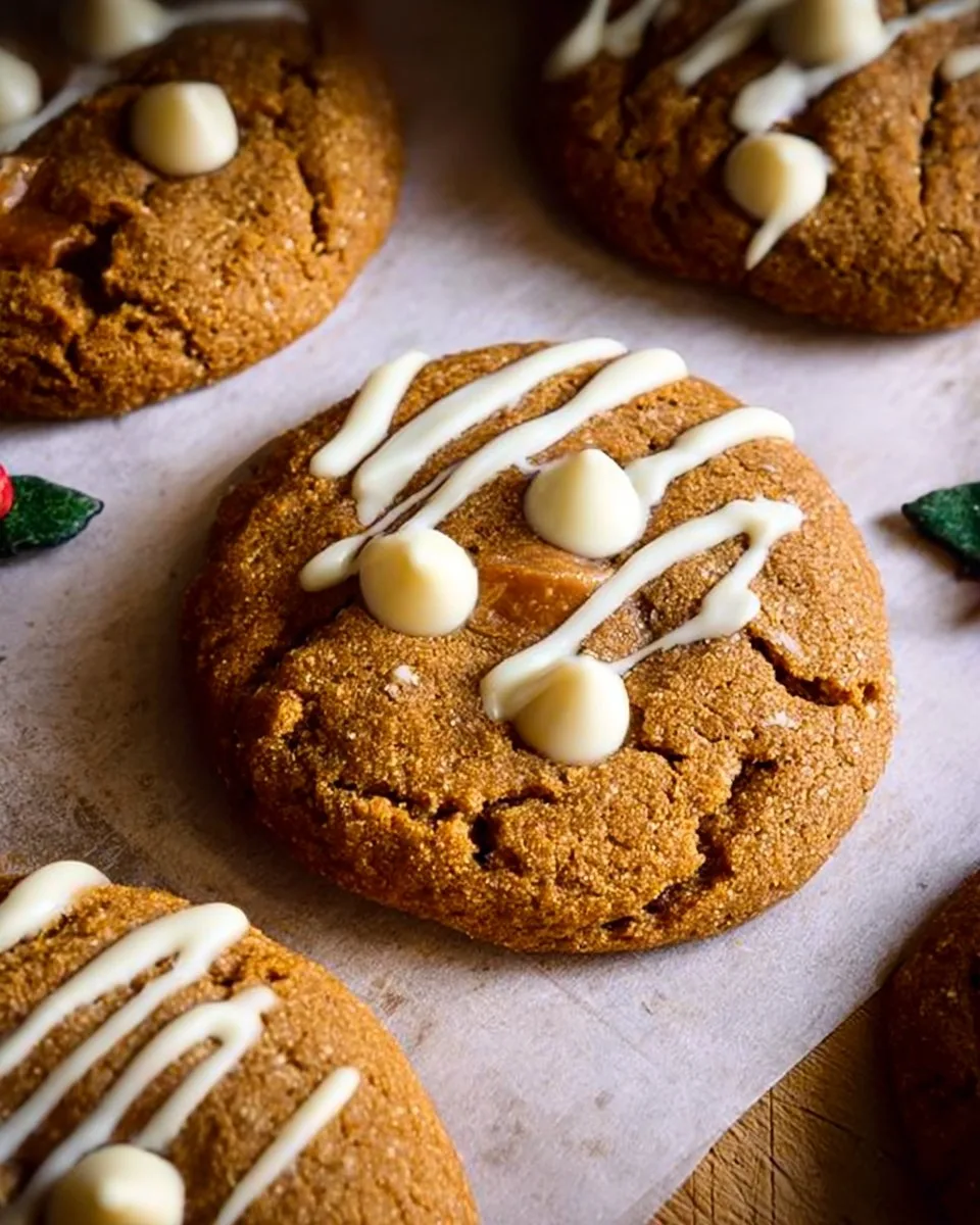 Chewy Maple Cinnamon Cookies with White Chocolate