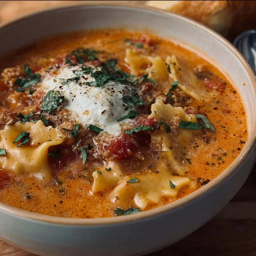 Creamy Lasagna Soup