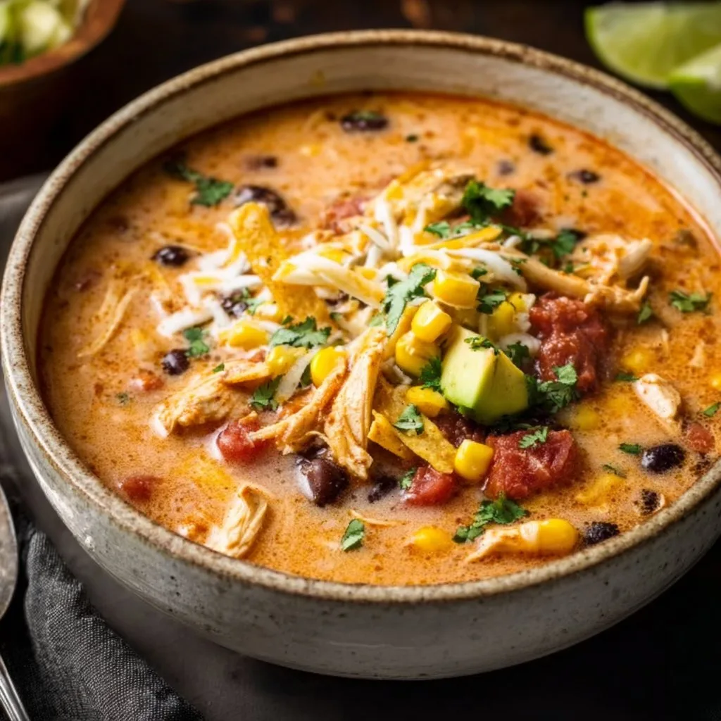 Easy Chicken Taco Soup Recipe