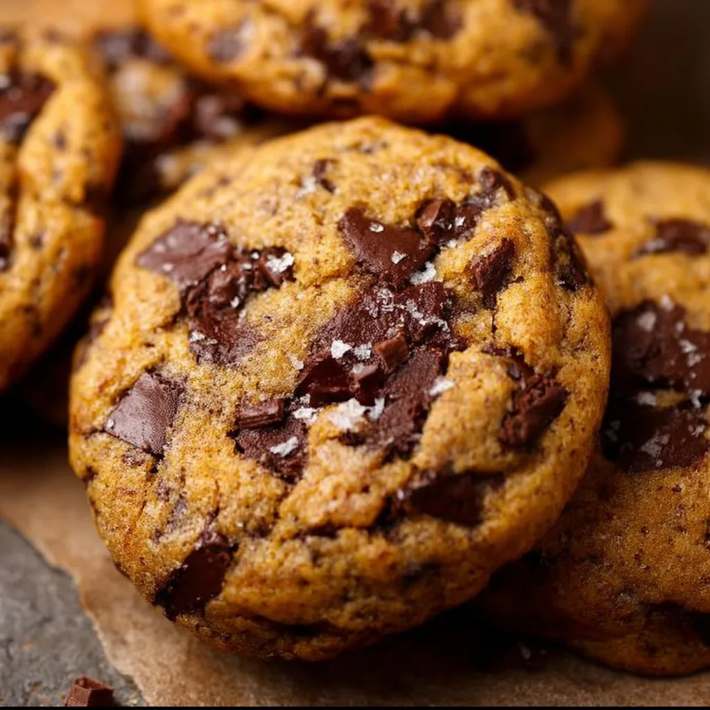 Chewy Pumpkin Chocolate Chip Cookies
