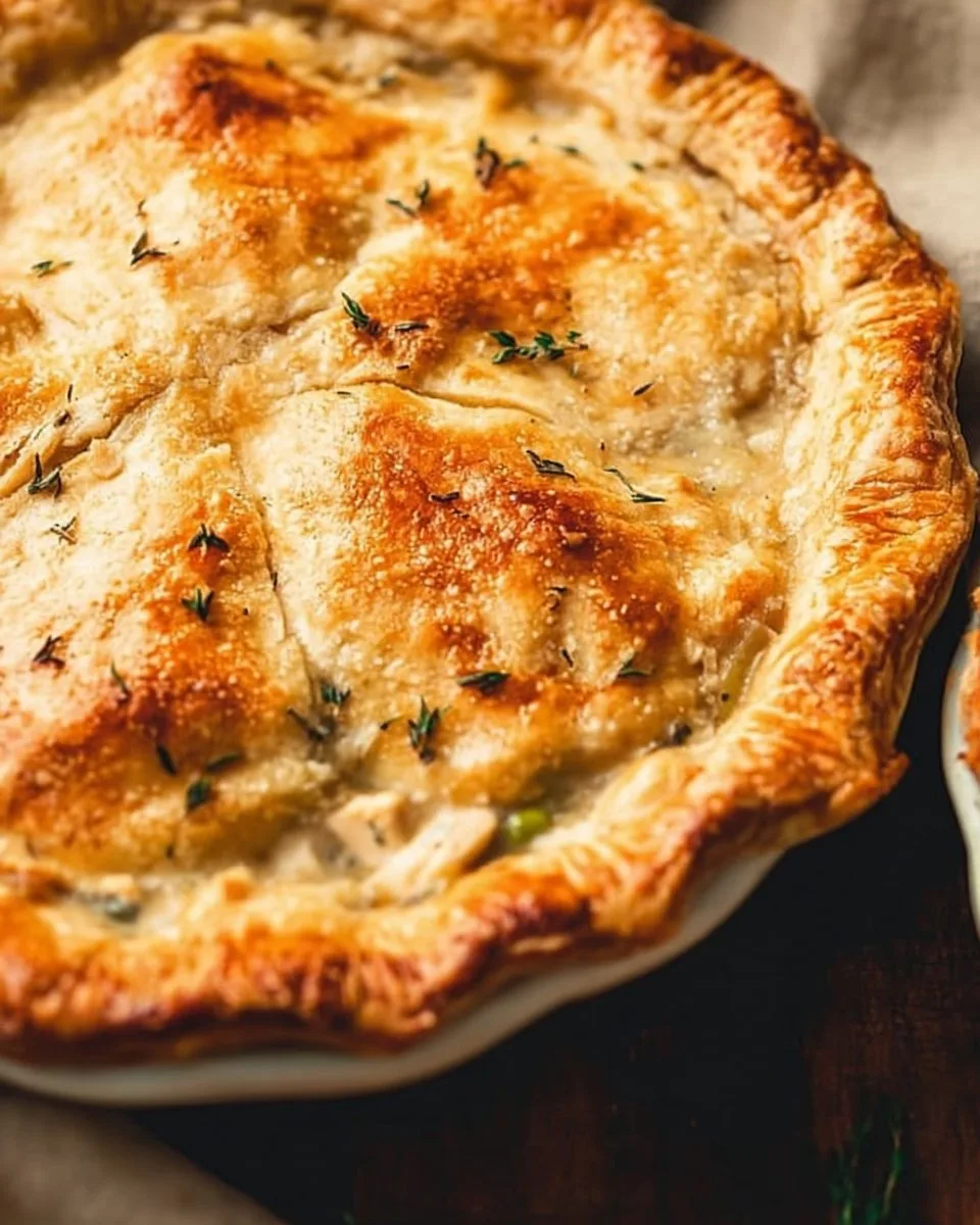 4-Ingredient Chicken Pot Pie