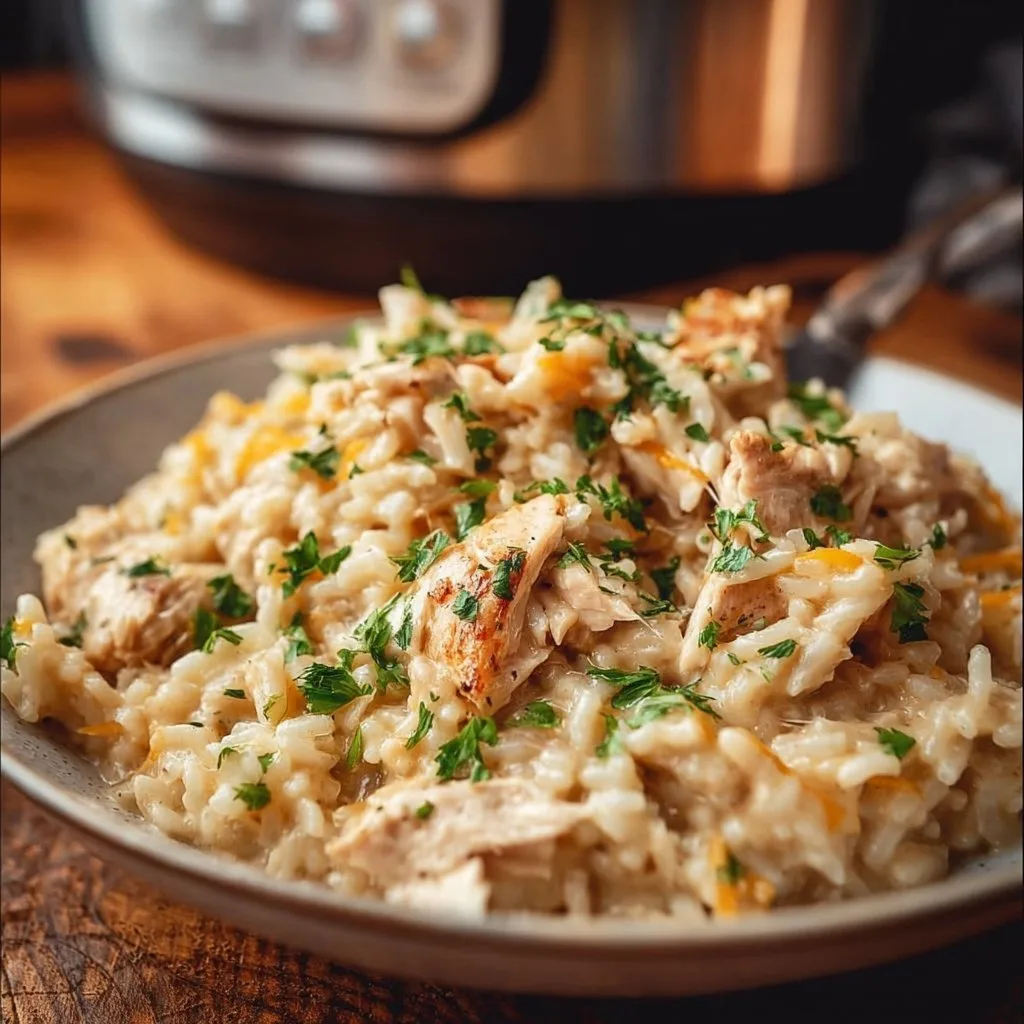 Instant Pot Creamy Chicken and Rice