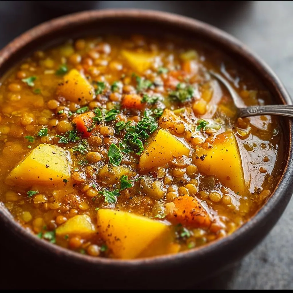 Lentil Potato Soup