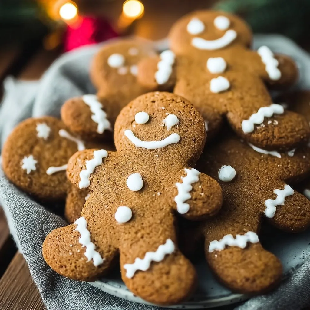 Soft and Chewy Gingerbread Men Cookie Recipe