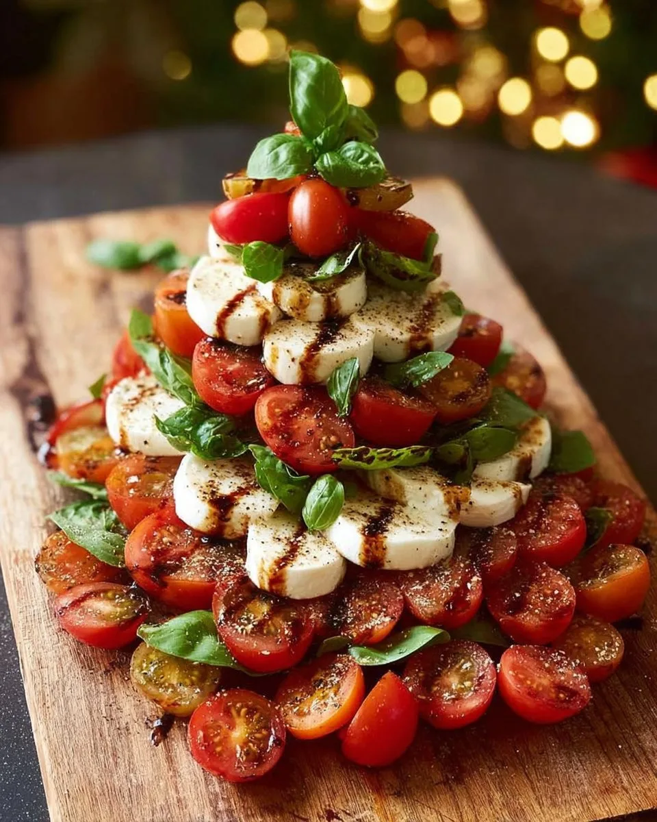 Caprese Christmas Tree