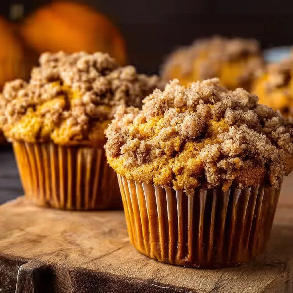 Pumpkin Crumb Muffins