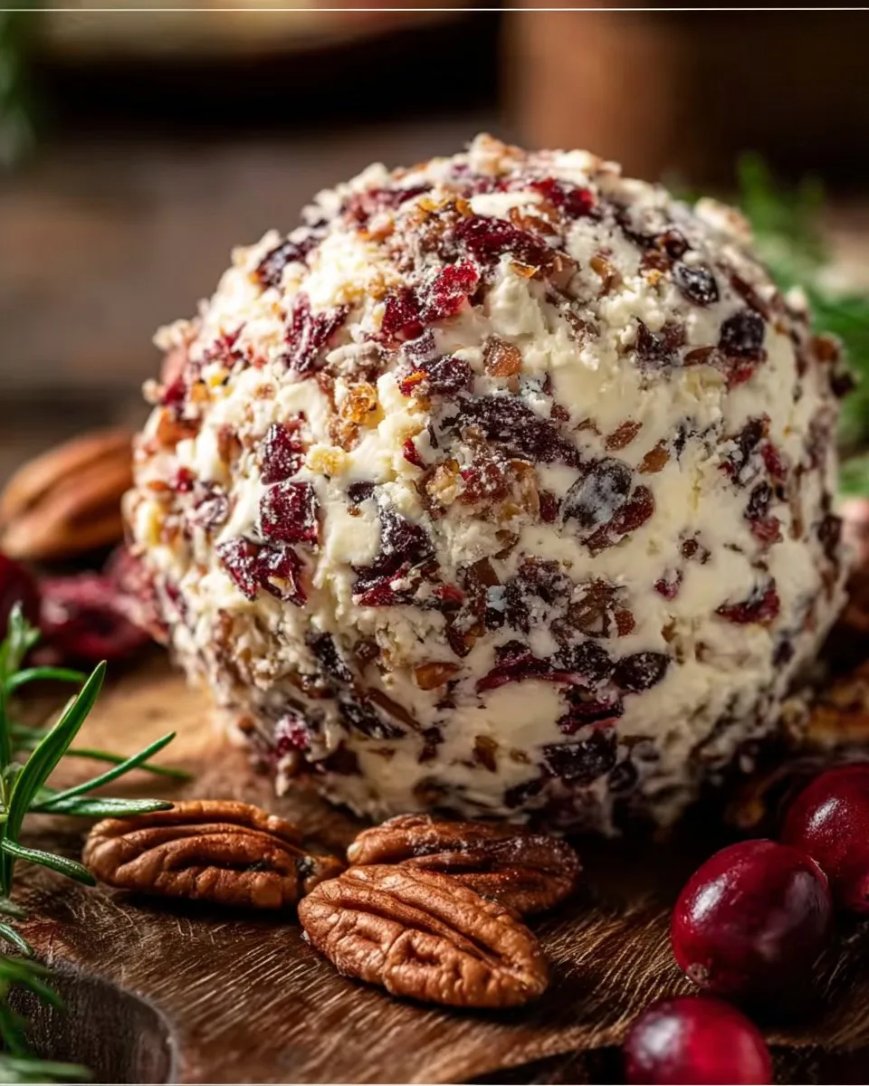 Cranberry Pecan Cheese Ball Recipe