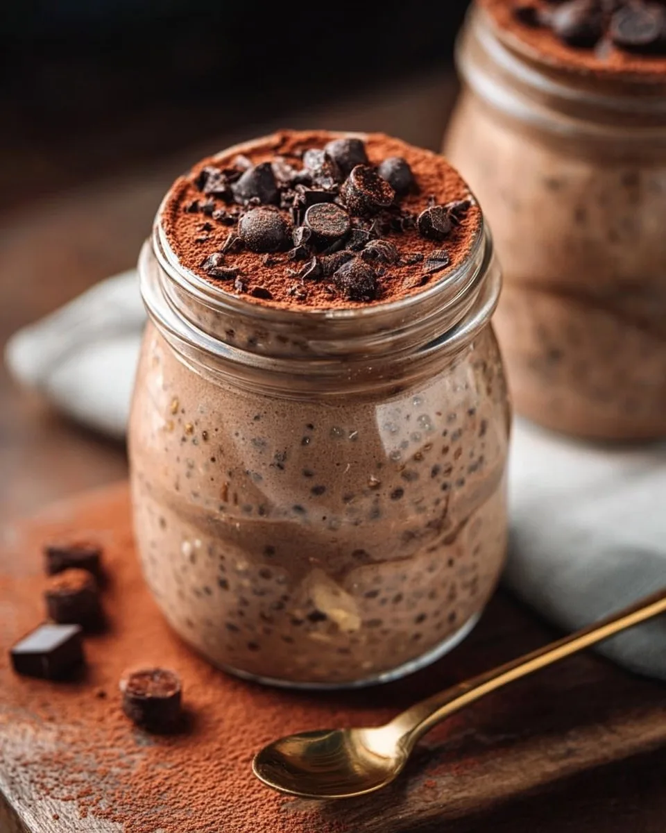 Brownie Batter Overnight Oats