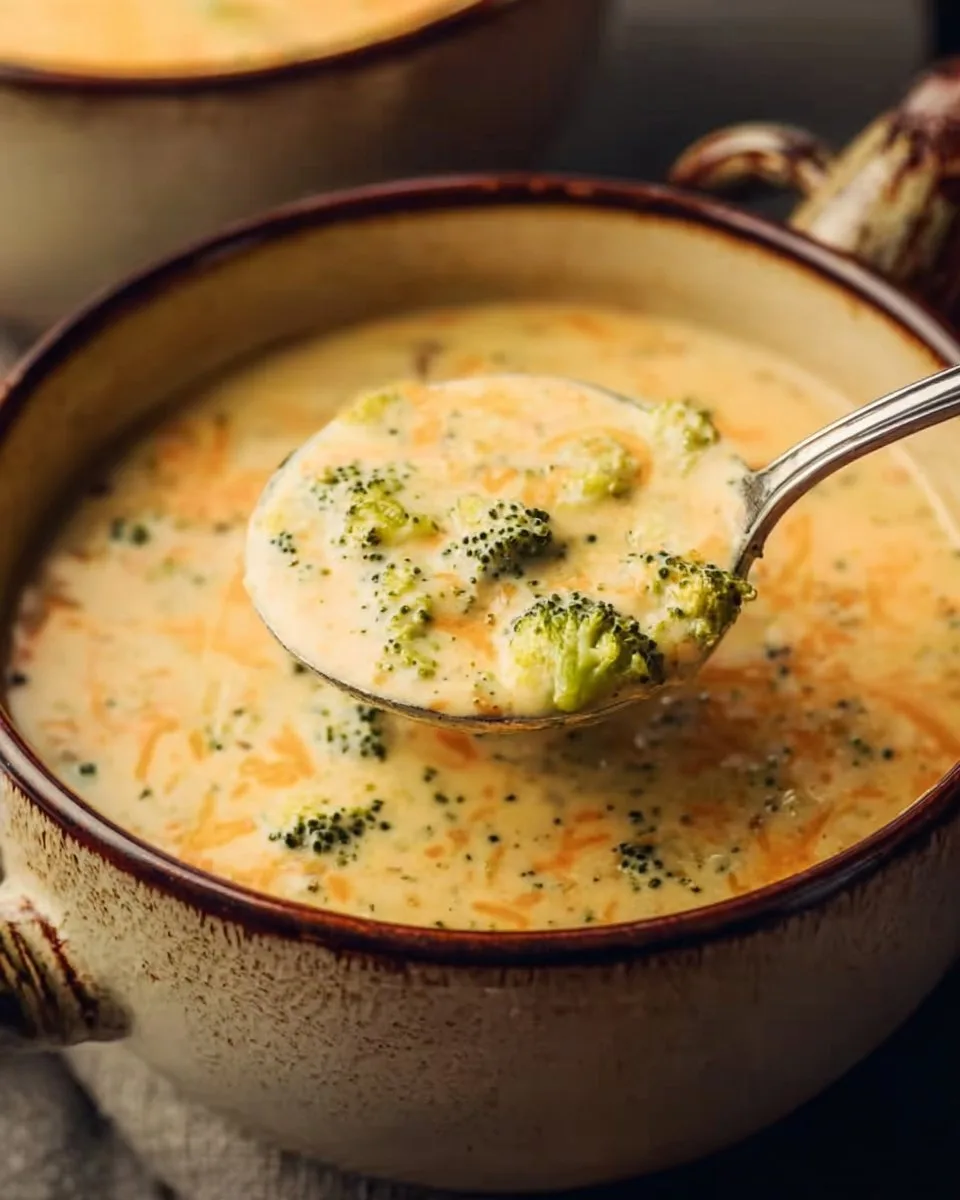 Instant Pot Broccoli Cheddar Soup