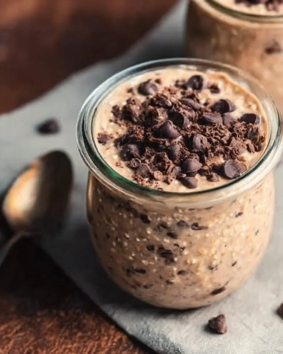 Chocolate Protein Overnight Oats