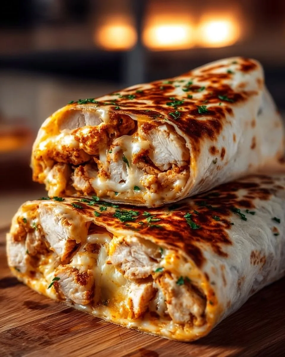 Cheesy Chicken Wrap
