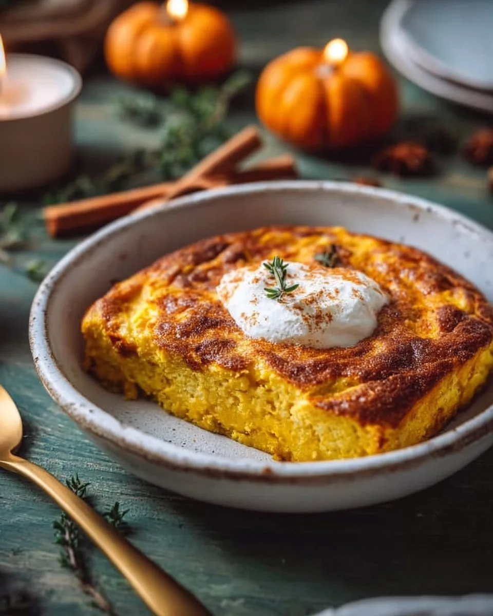 Pumpkin Cottage Cheese Bake: Healthy, Easy & High-Protein Fall Treat