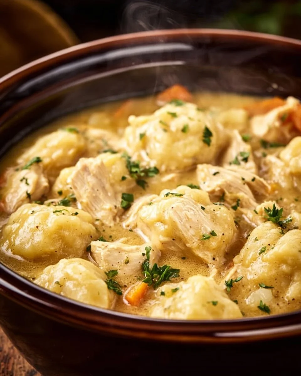 Crock Pot Chicken and Dumplings