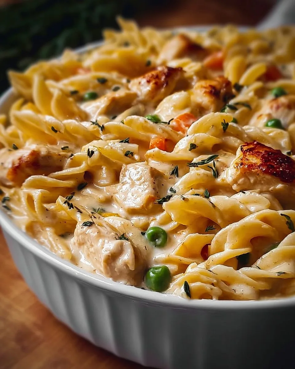 Classic Chicken Pot Pie Pasta