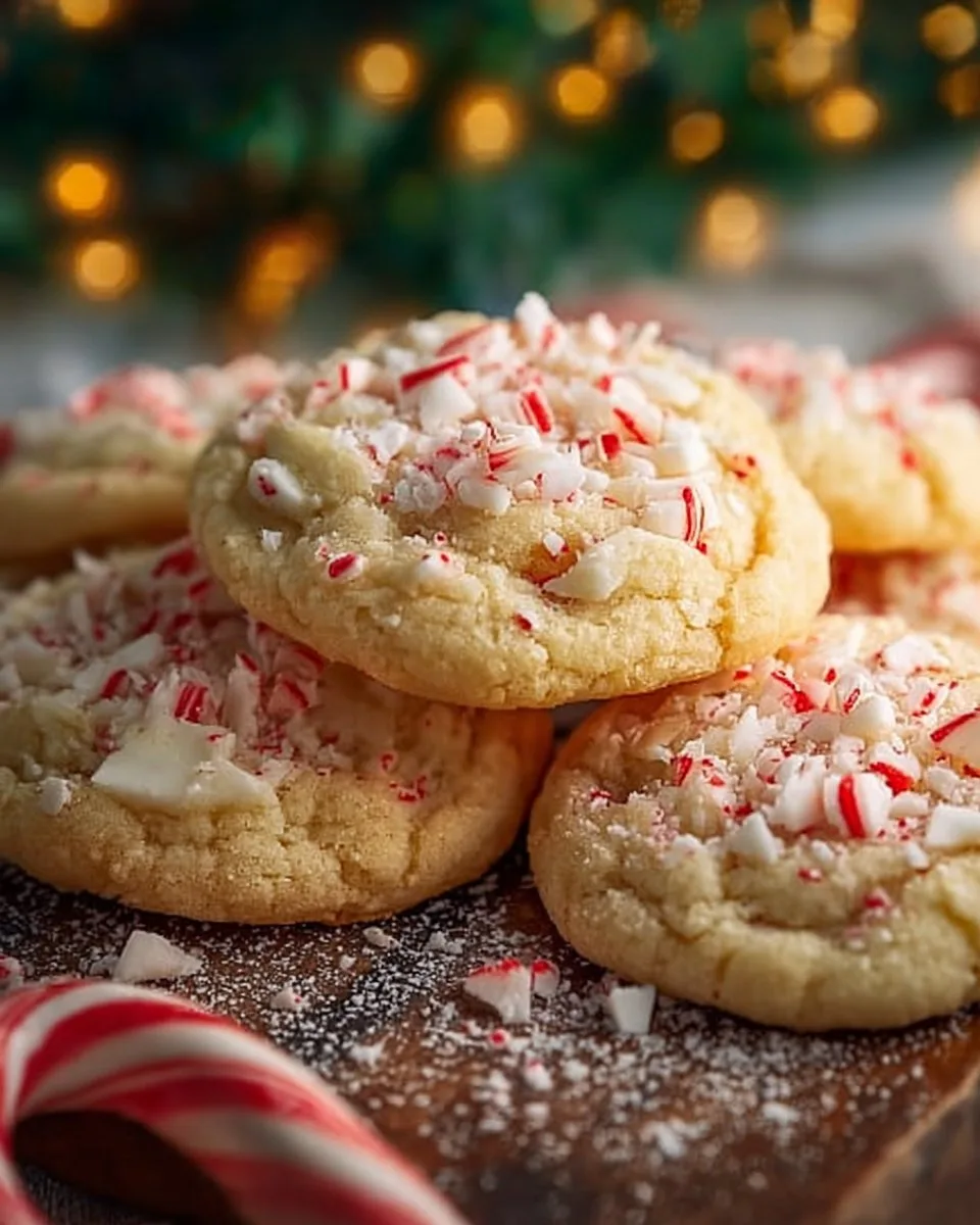 White Peppermint Cookies