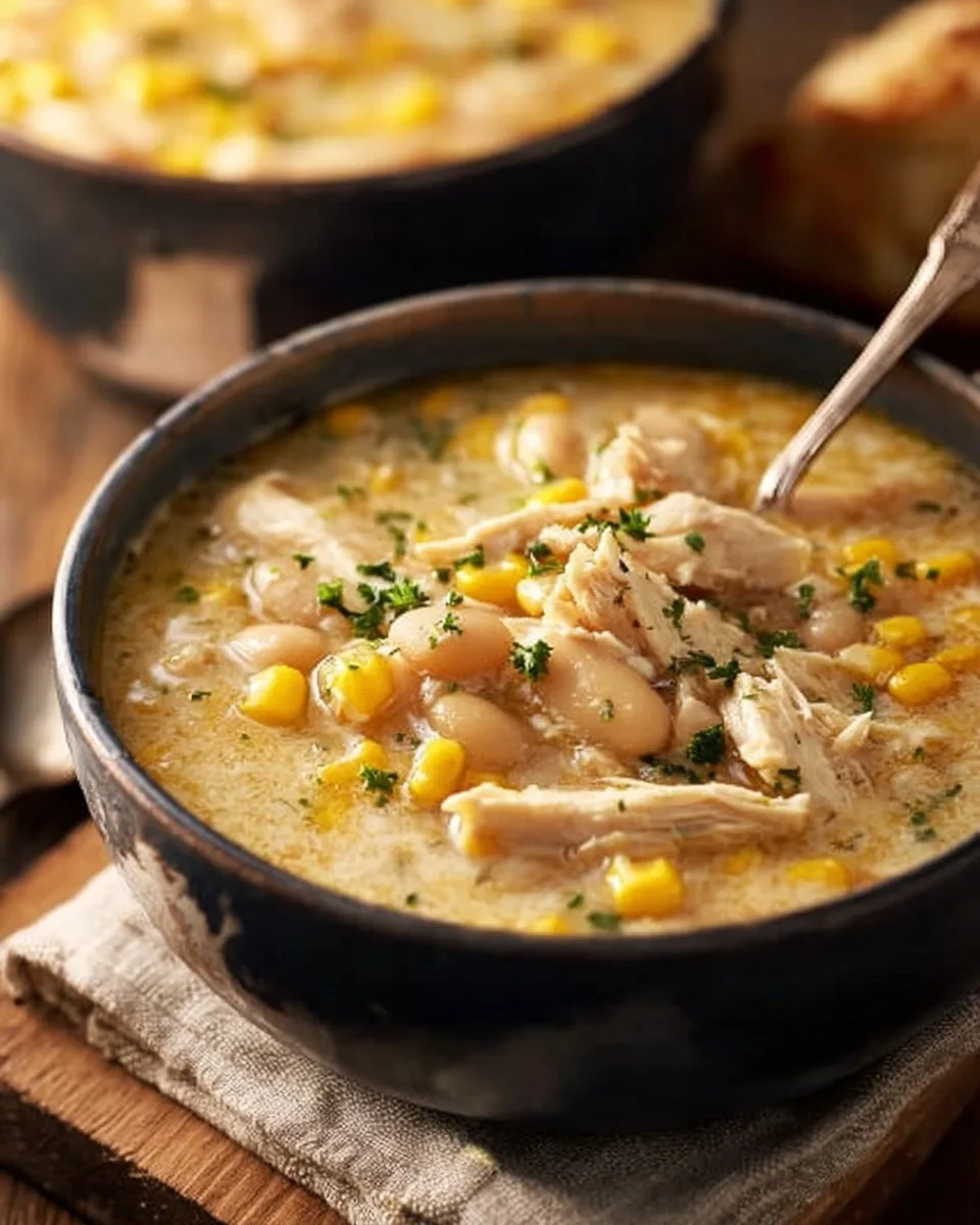 White Chicken Chili with Corn