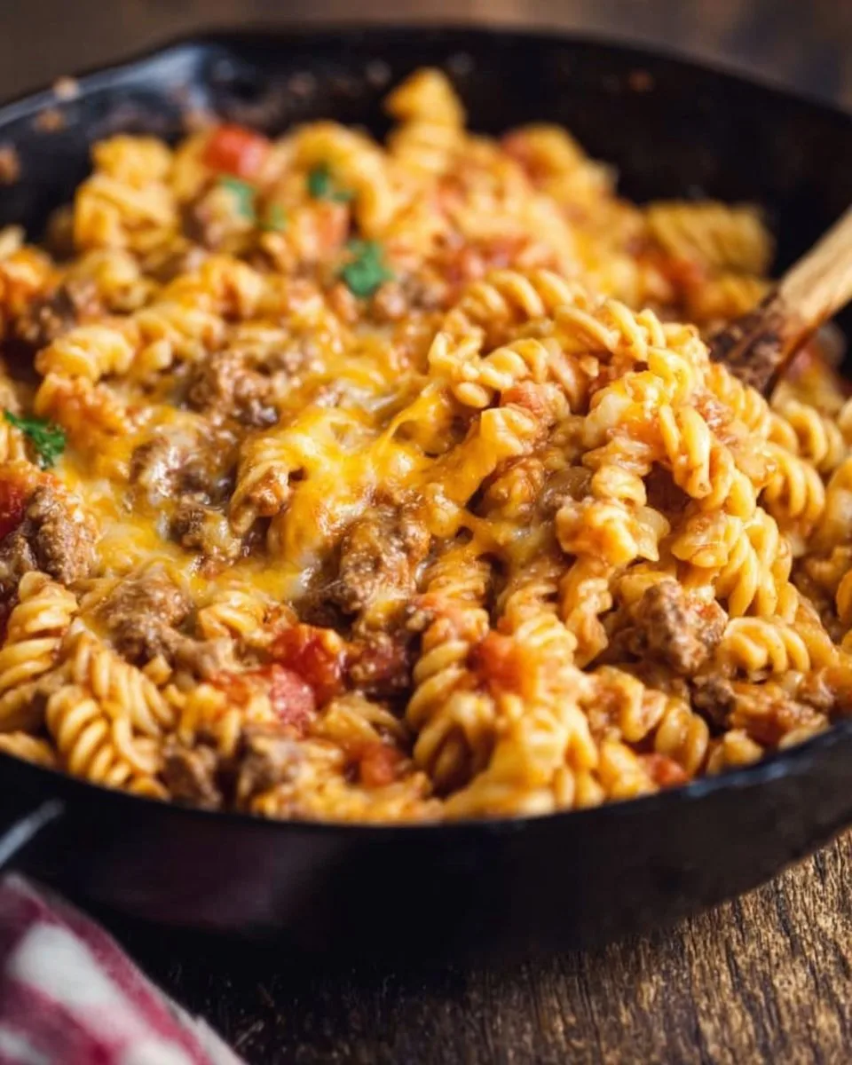 Cheesy Taco Pasta
