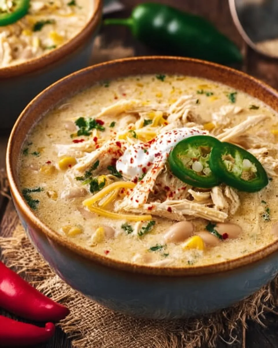 Creamy White Chicken Chili