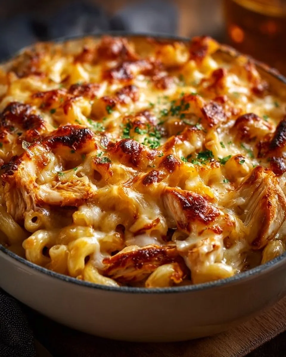 BBQ Chicken Mac and Cheese