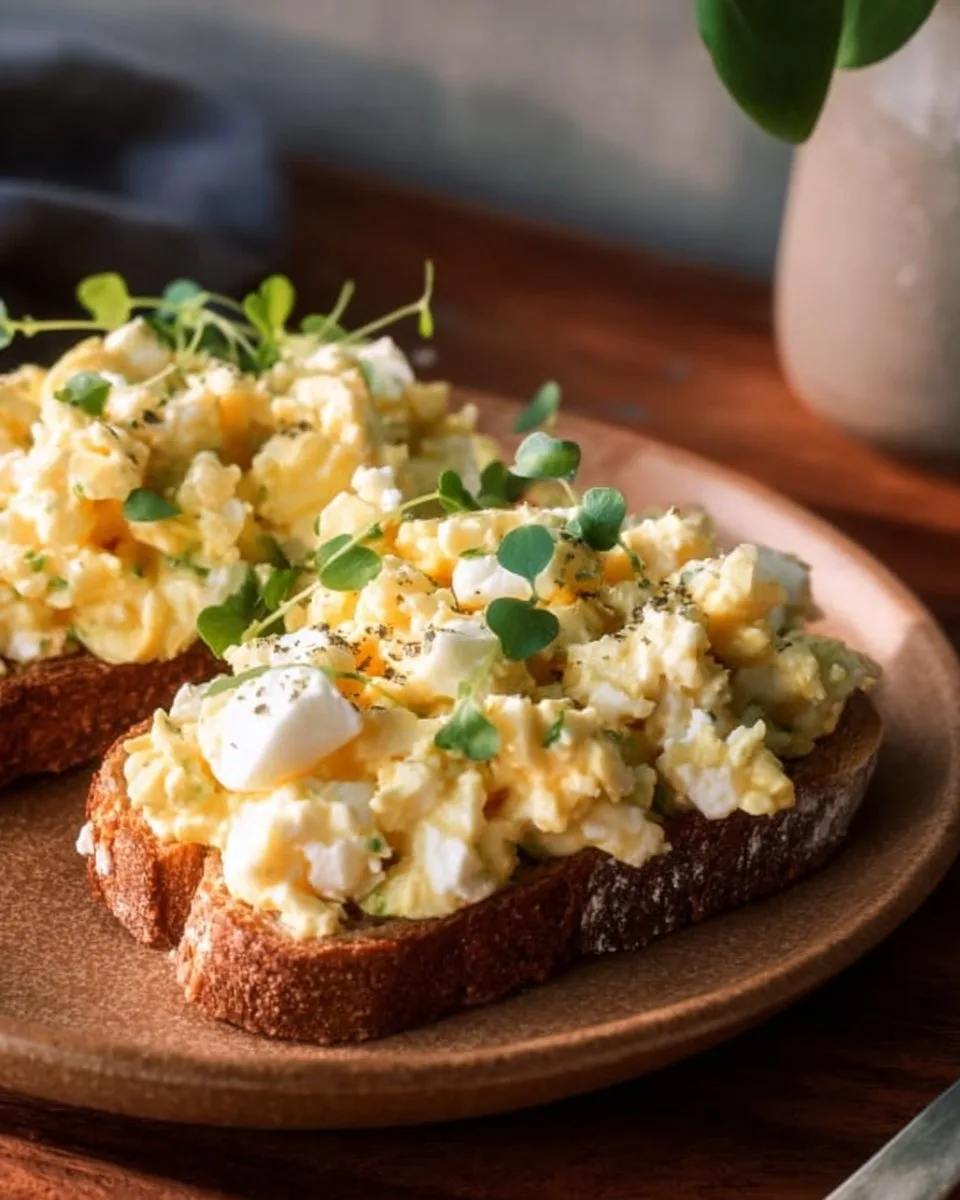 Egg Salad with Cottage Cheese - no mayo!