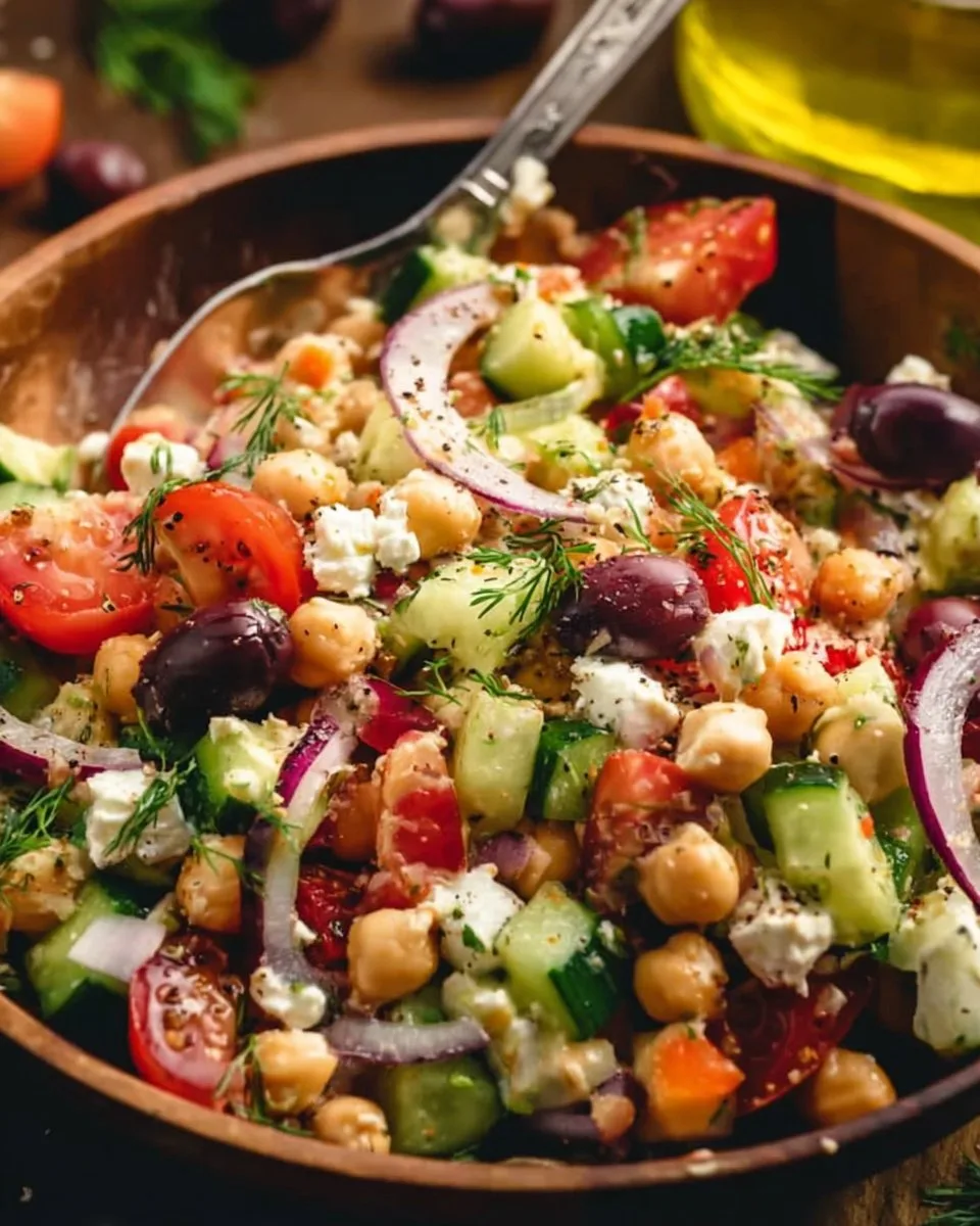Mediterranean Chickpea Salad