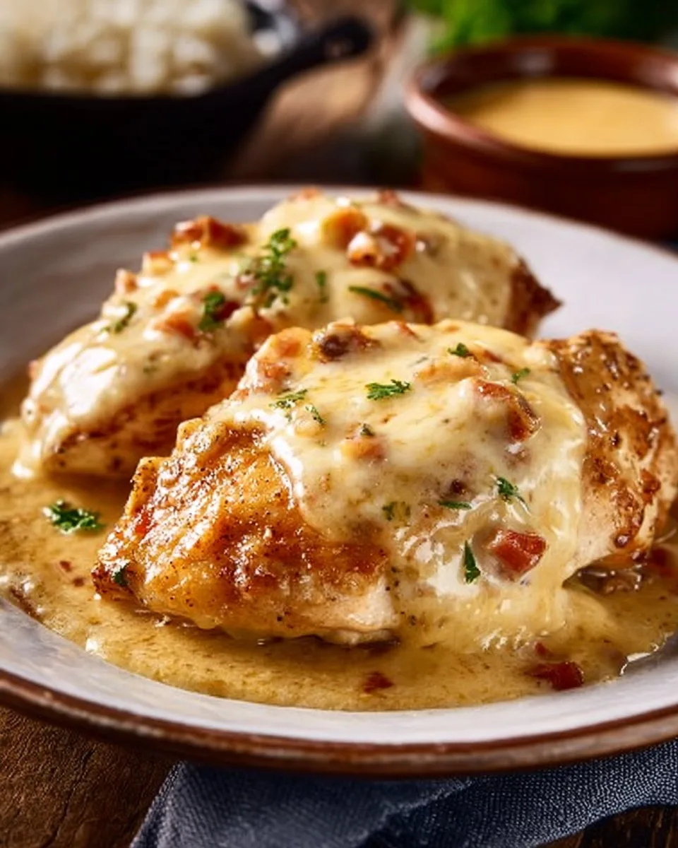 Texas Roadhouse Smothered Chicken with Jack Cheese