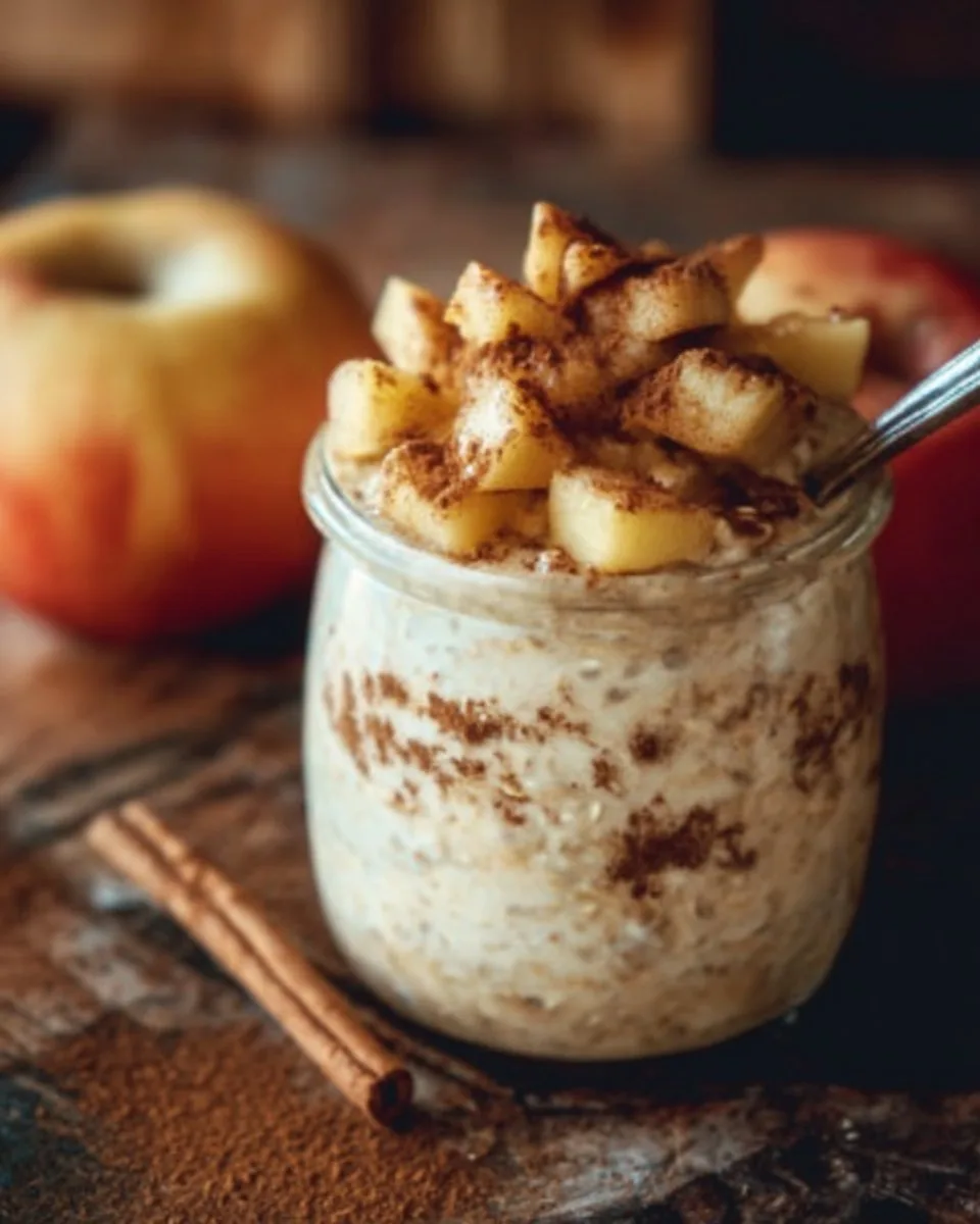 Apple Cinnamon Overnight Oats
