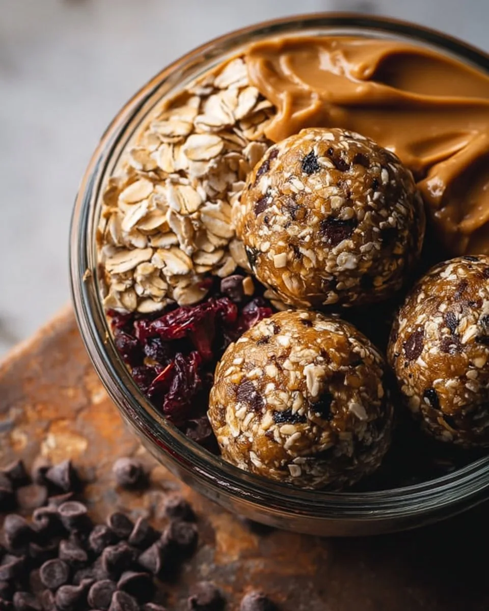 No-Bake Peanut Butter Energy Bites