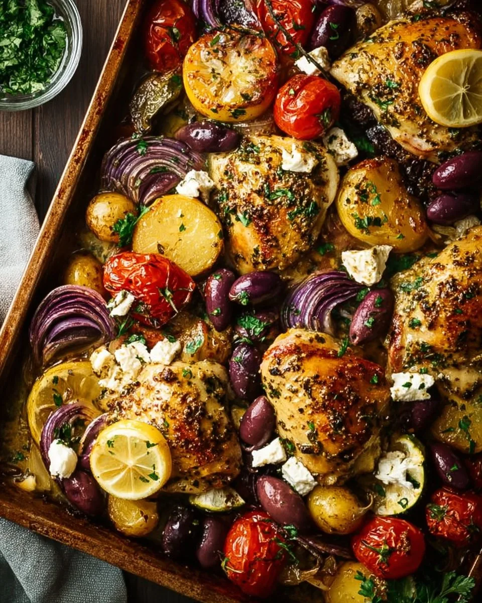 Greek Sheet Pan Chicken