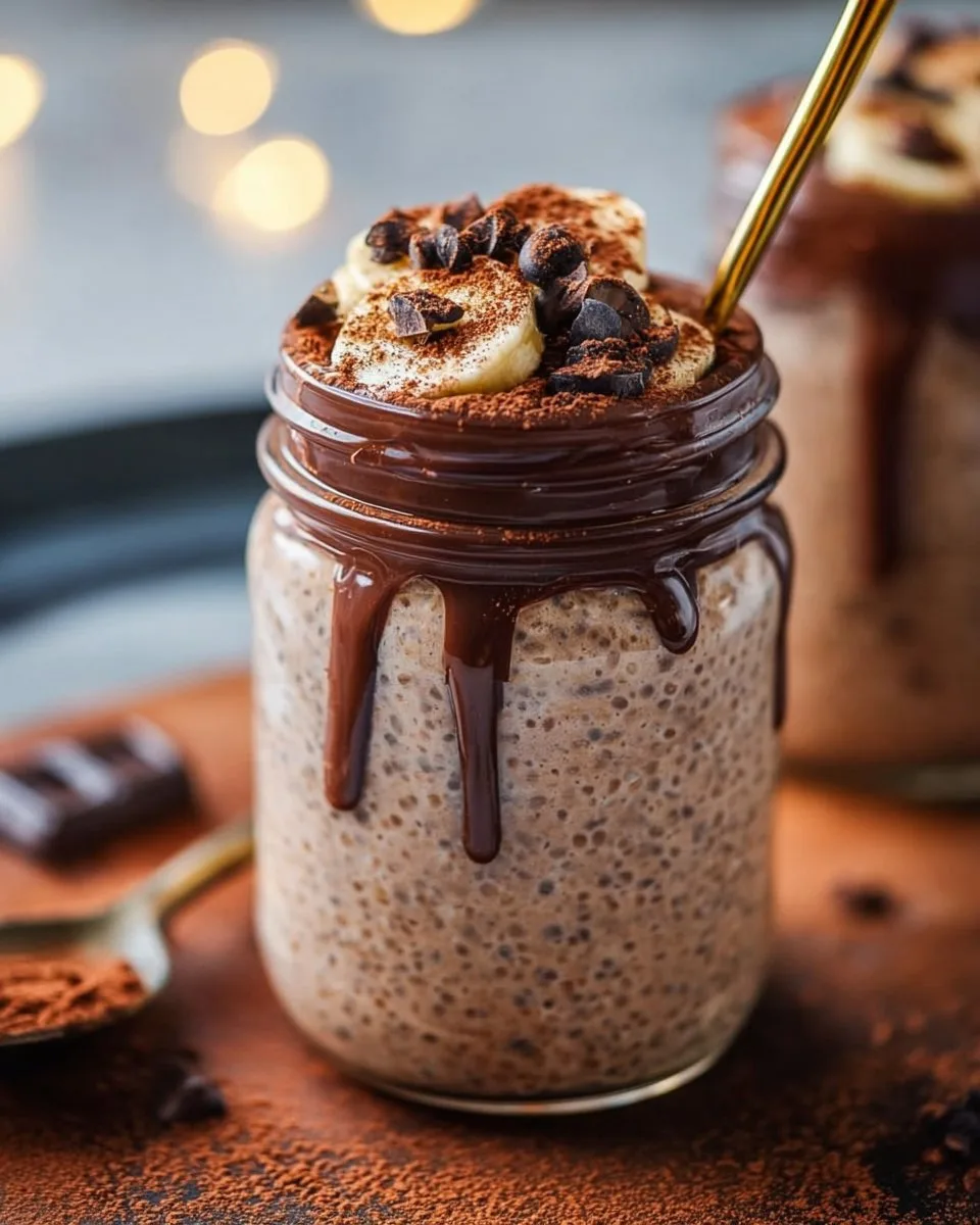Brownie Batter Overnight Oats