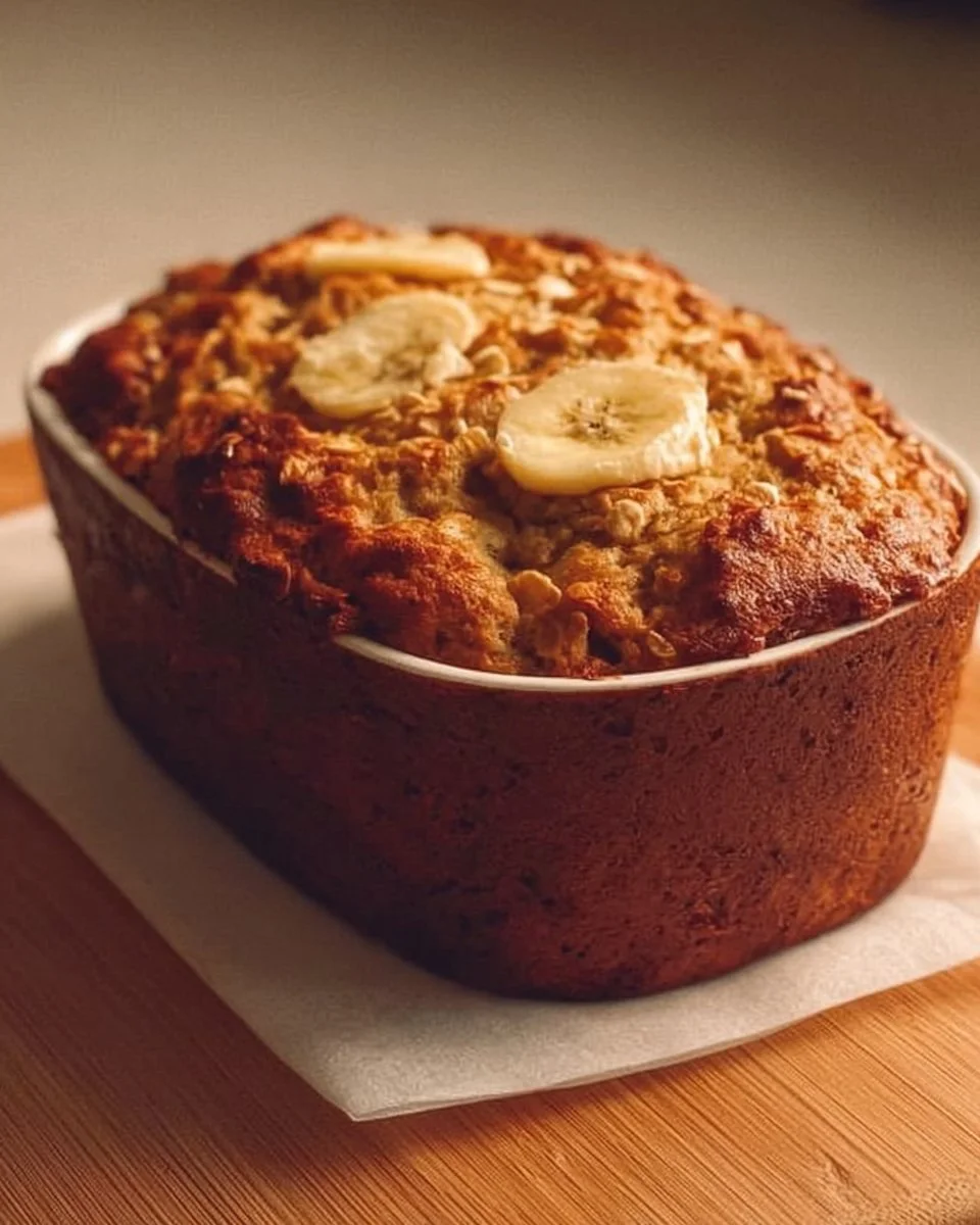 Banana Bread Baked Oats