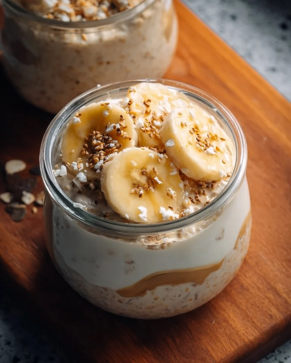 Banana Cream Pie Overnight Oats