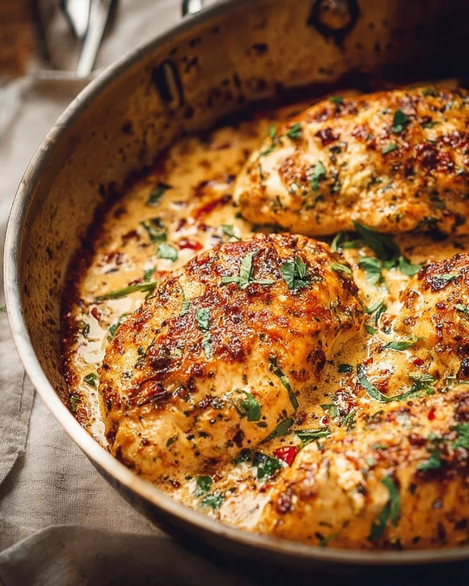 Creamy Baked Chicken Breasts