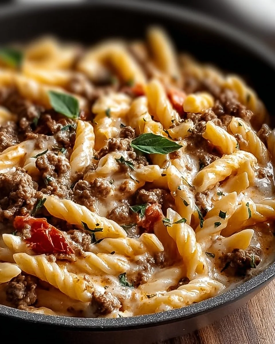 Creamy Rotel Pasta with Ground Beef for Cozy Weeknight Dinners