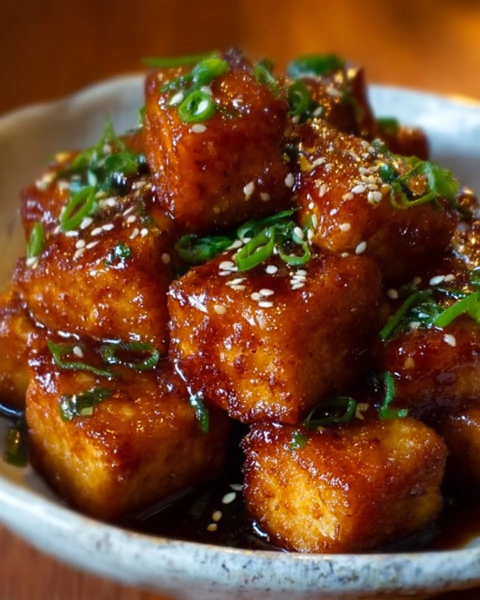 Crispy honey garlic tofu recipe that will amaze you!
