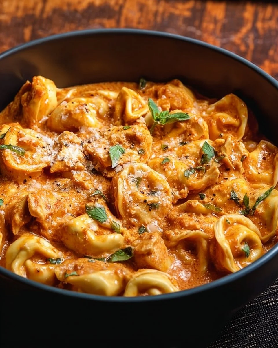 CrockPot Chicken Tortellini