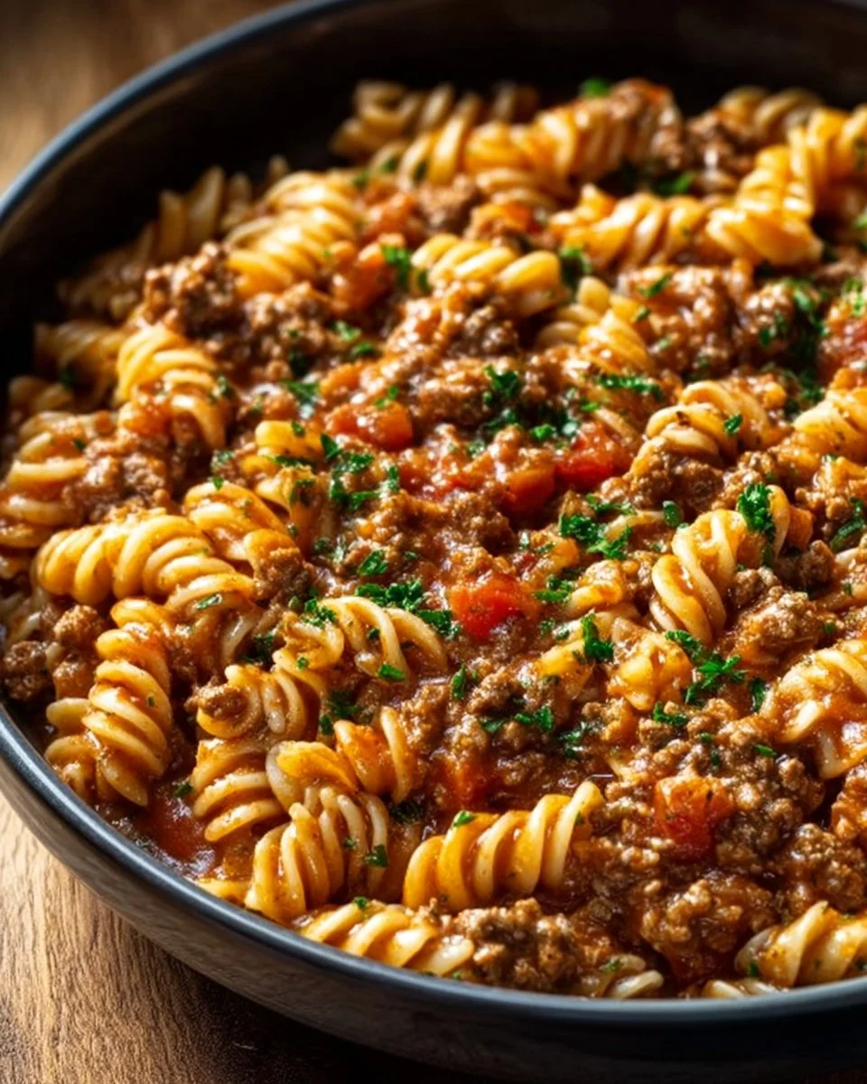 Crockpot Taco Pasta