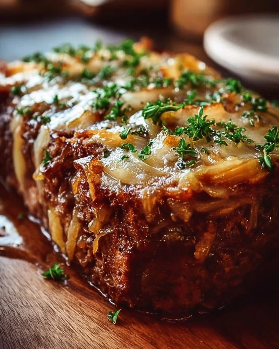 French Onion Meatloaf