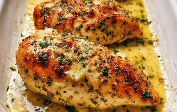 Garlic Butter Baked Chicken Breast