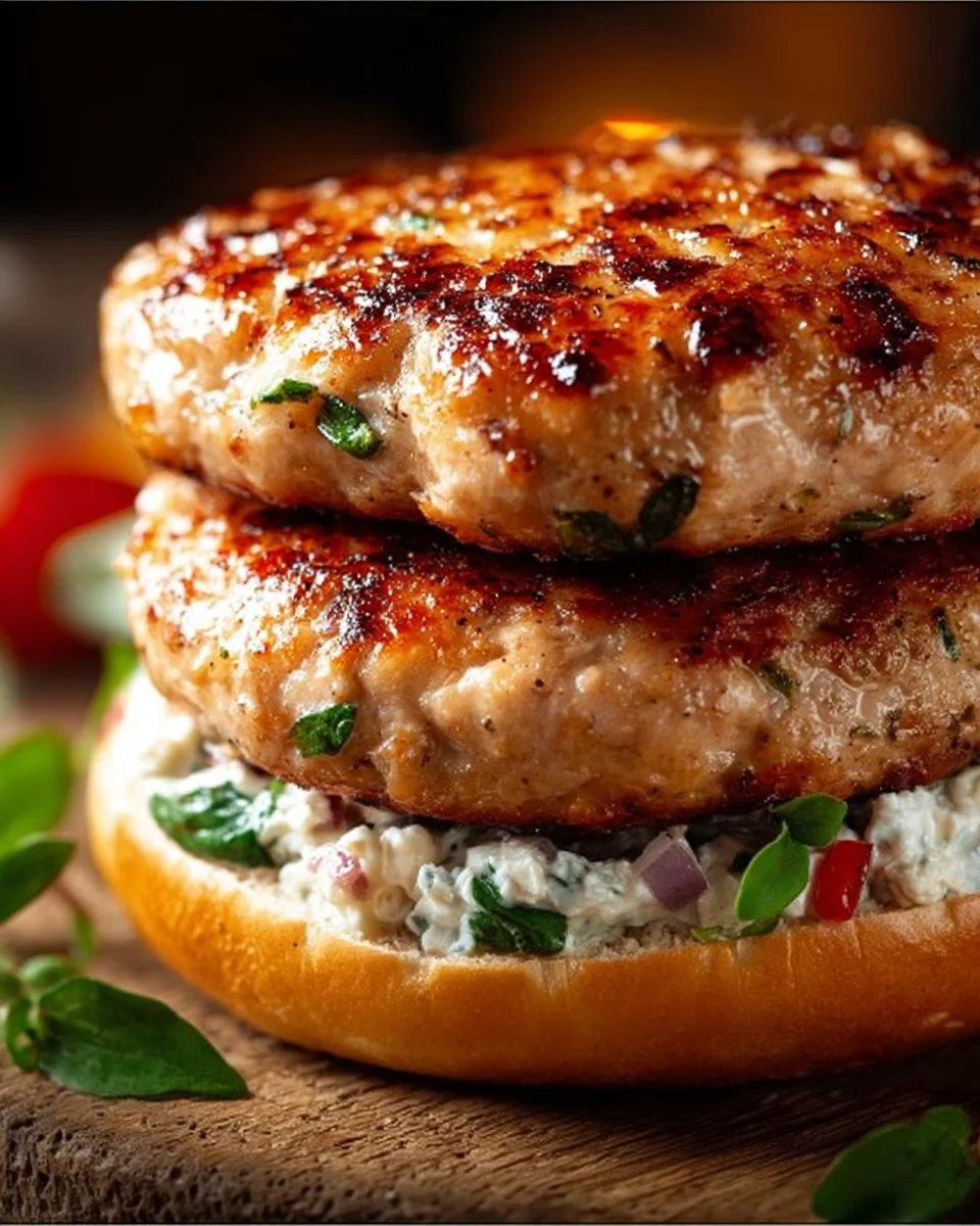 Juicy Greek Chicken Burgers with Tzatziki Bliss