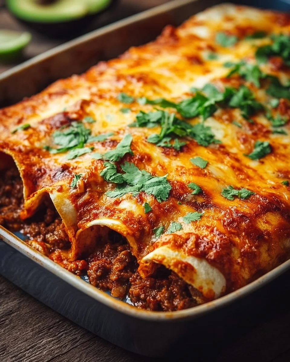 Ground Beef Enchiladas